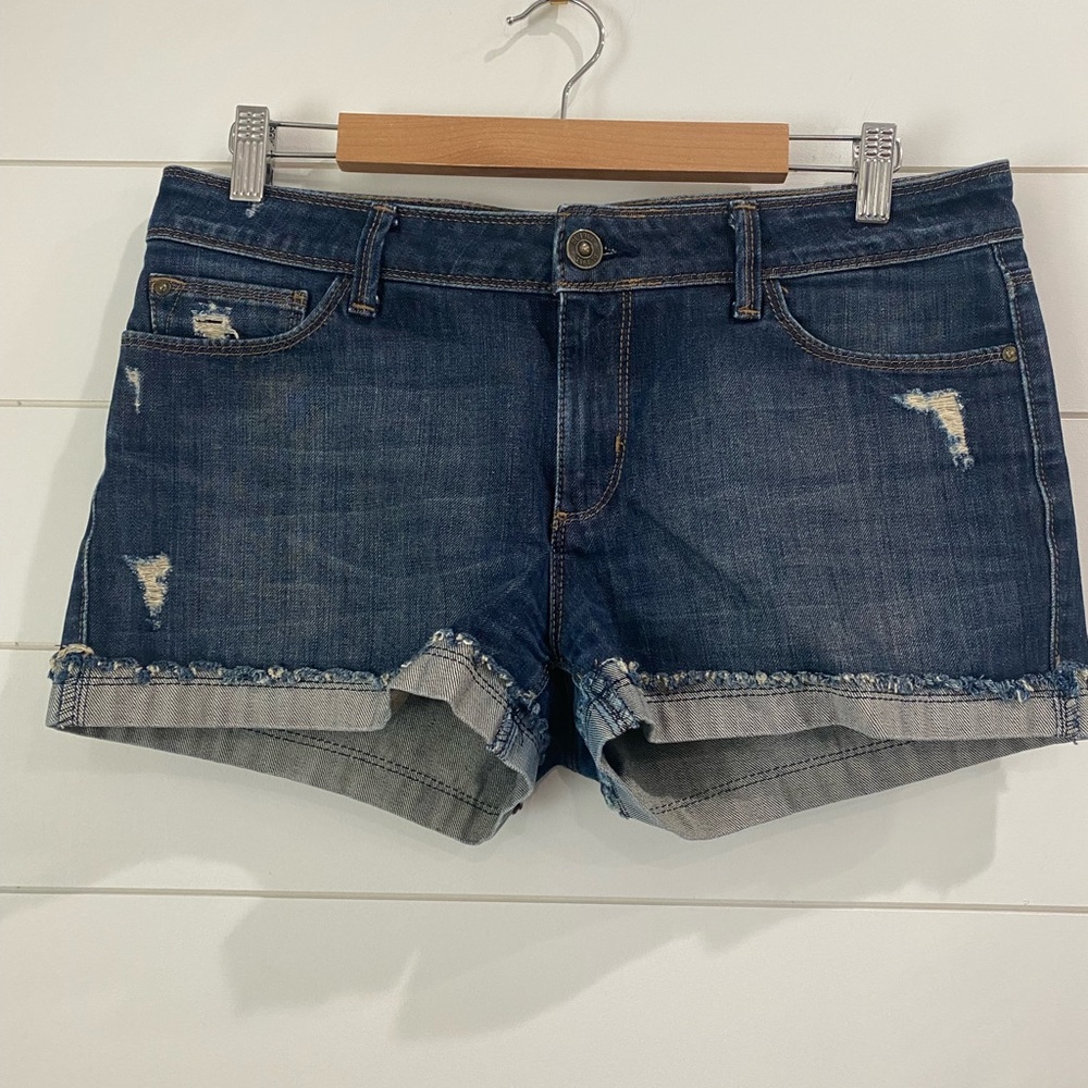 DL1961 Dark Blue Jean Shorts